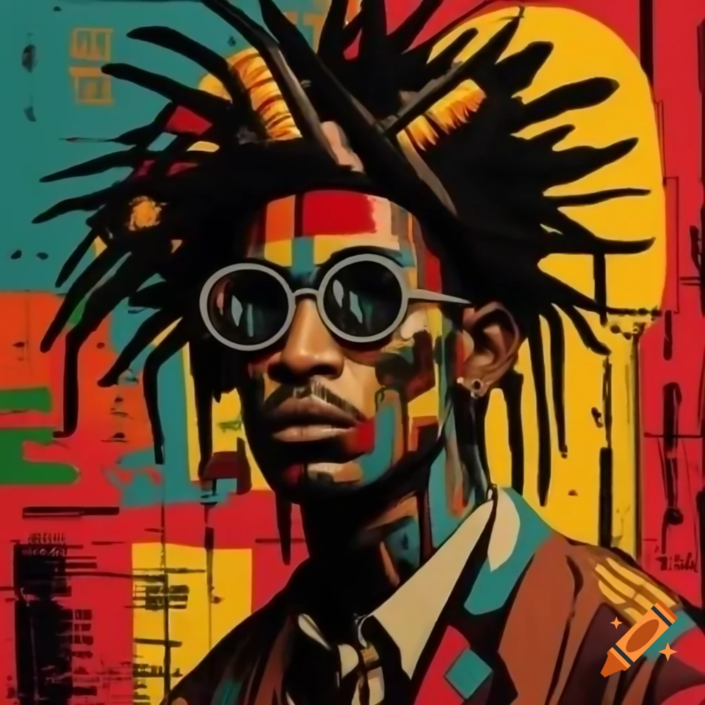 Art inspired by King Basquiat's style