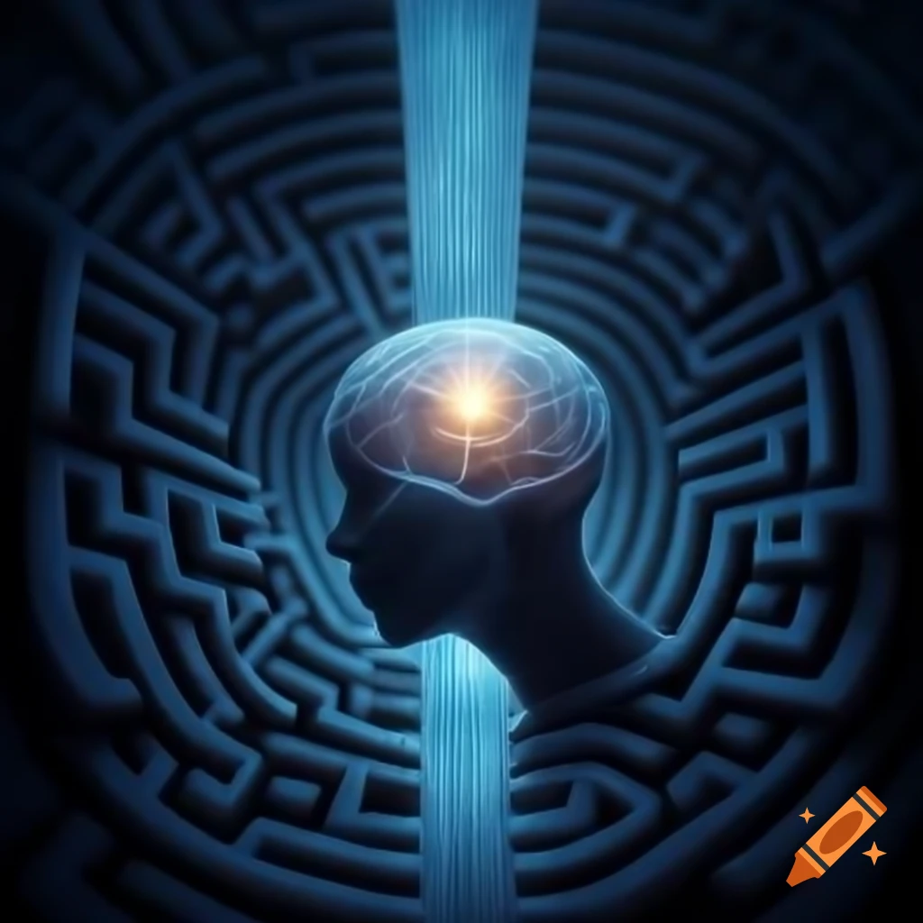 Wide maze design with refined lines covering banner space