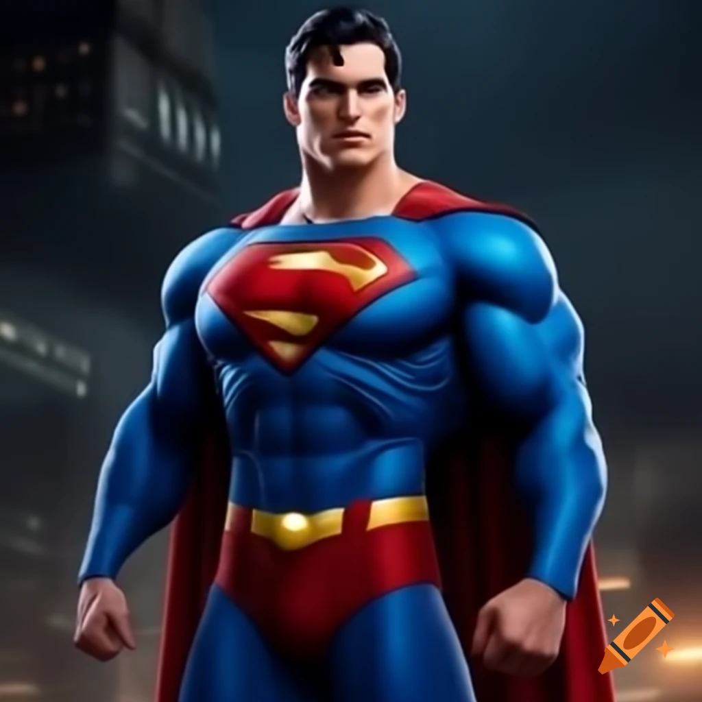 Superman character illustration