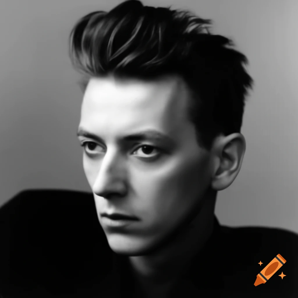 Middle-aged Depeche Mode fan's face