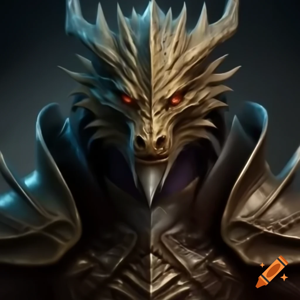 Dragonborn warrior character design