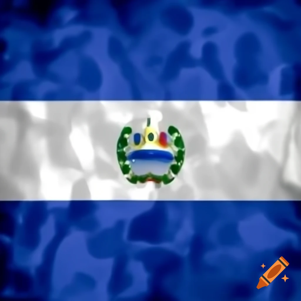Salvadoran flag on textured background