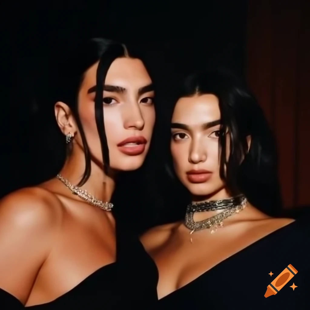 Anitta and Dua Lipa performing a duet