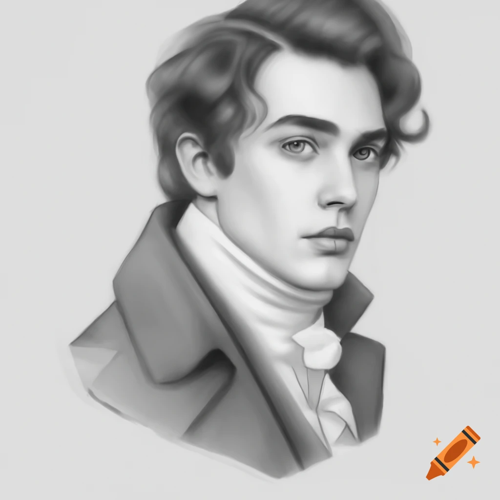 Pencil sketch illustration inspired by charles e. brock, depicting ...