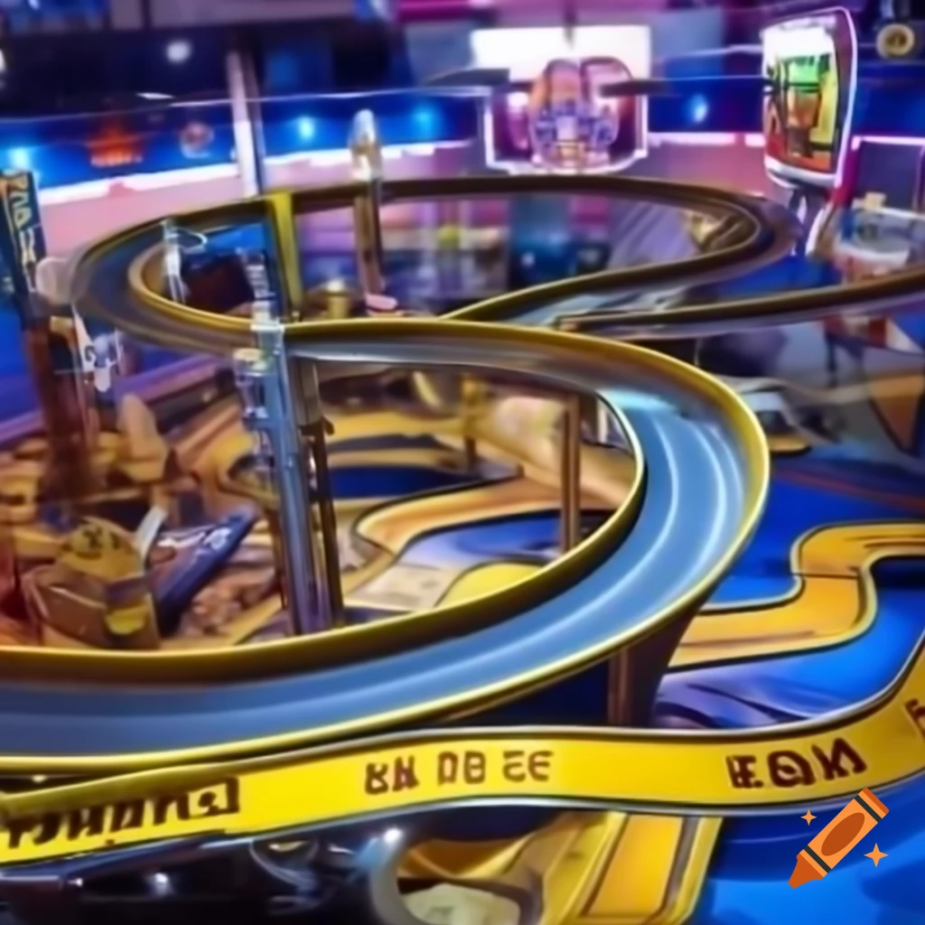 Trackmania racing game scene