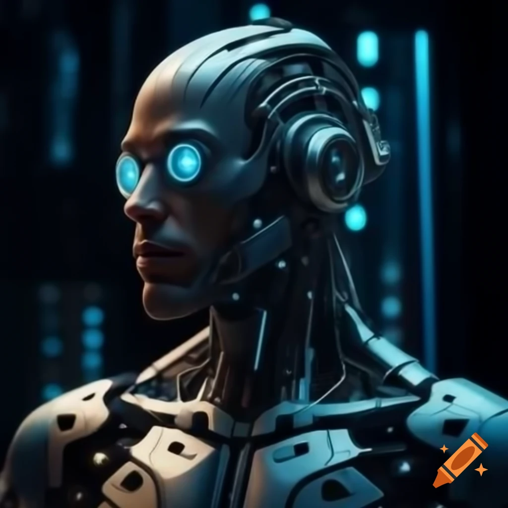 AI developer working on artificial intelligence technology