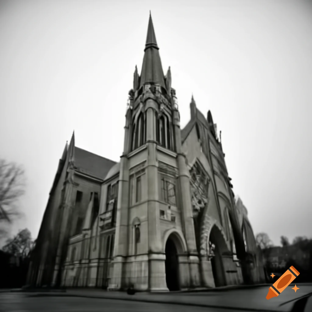 Gothic style church architecture