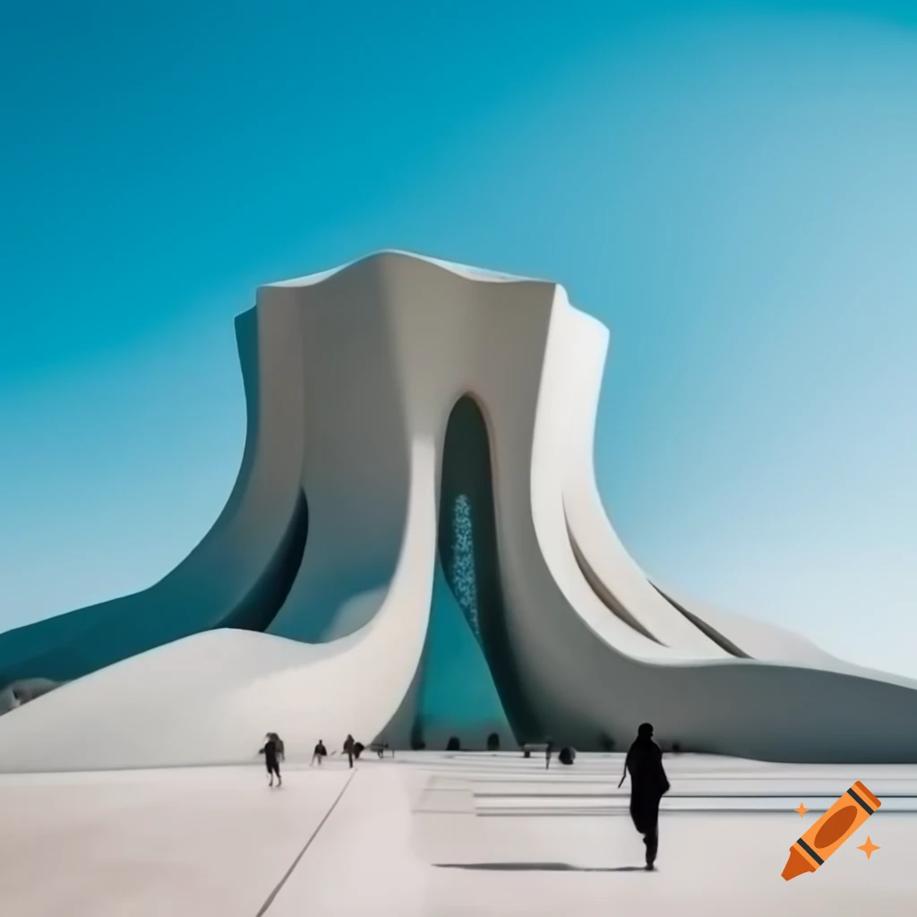 Contemporary architecture of Samarkand designed by Zaha Hadid