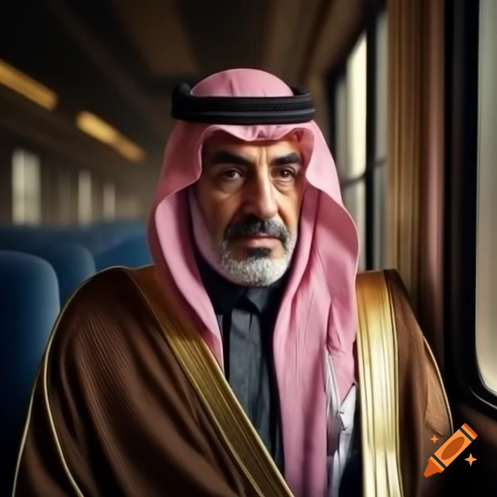 Train conductor in Saudi Arabia