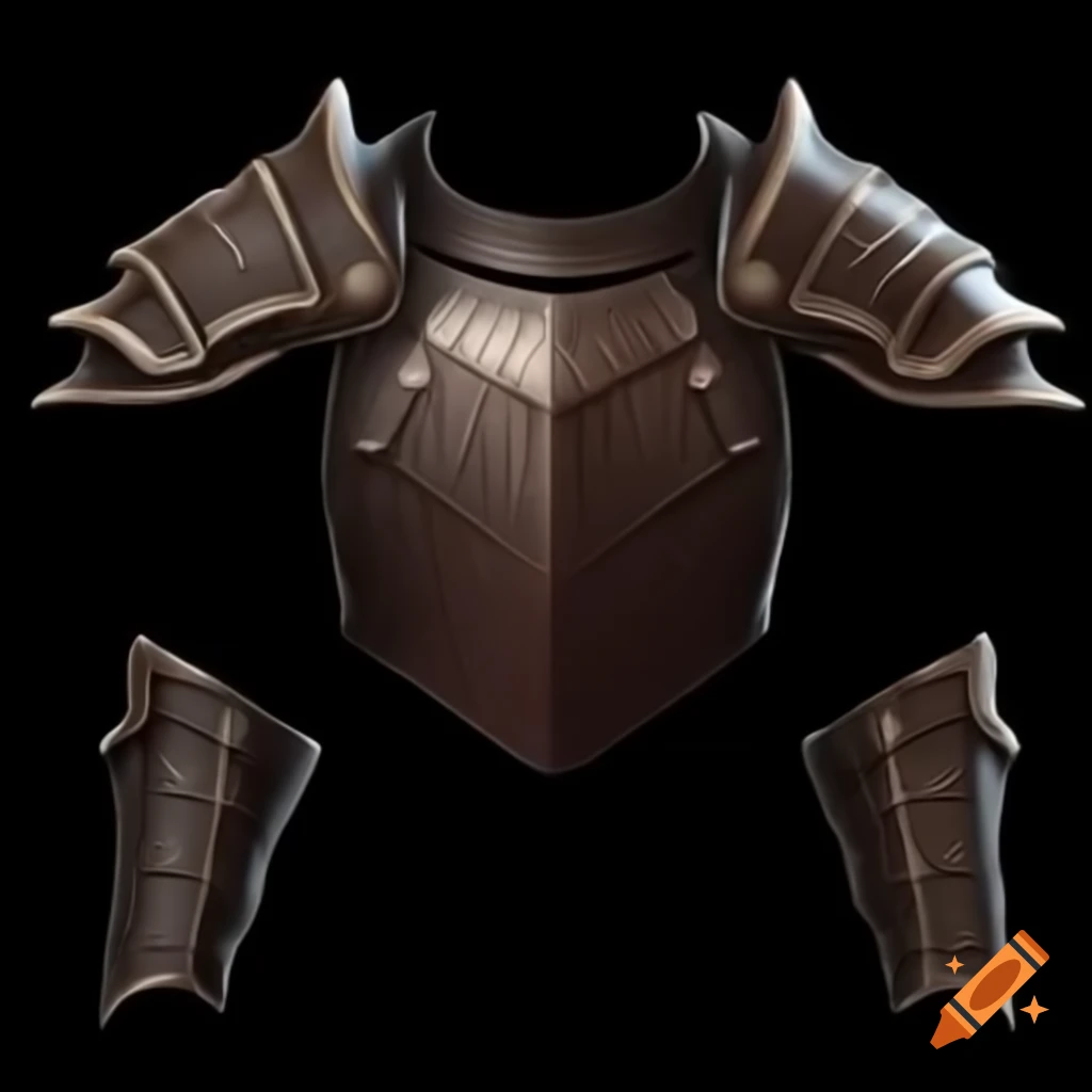 Iron shoulder armor display in Darkest Dungeon style