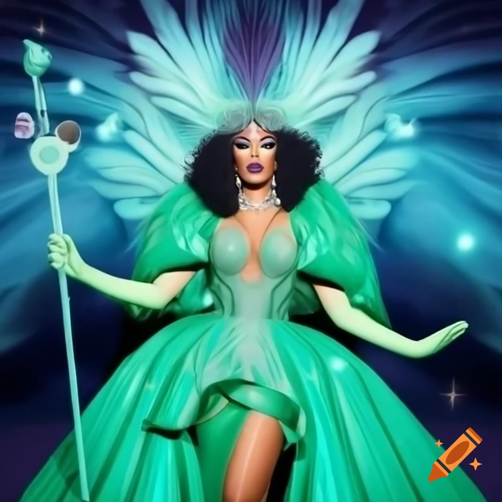 Enchanting Promo Look Of Queen Jade Tempest In Shimmering Emerald Green community-connect