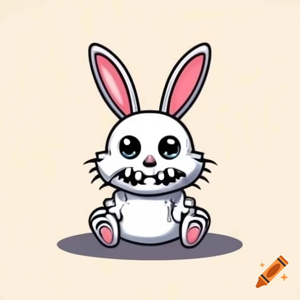 Mythical rabbit monster character