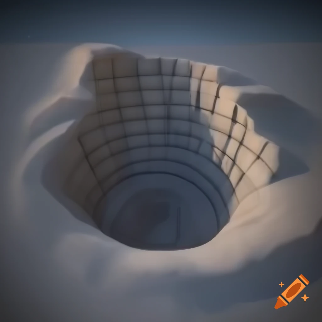 3D model of open pit mining geology structure