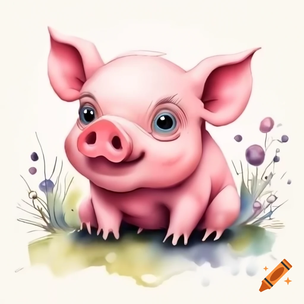 Creative Artwork Of A Pig With A Human Face On Craiyon Creative Artwork Of A Pig With A Human Face On Craiyon