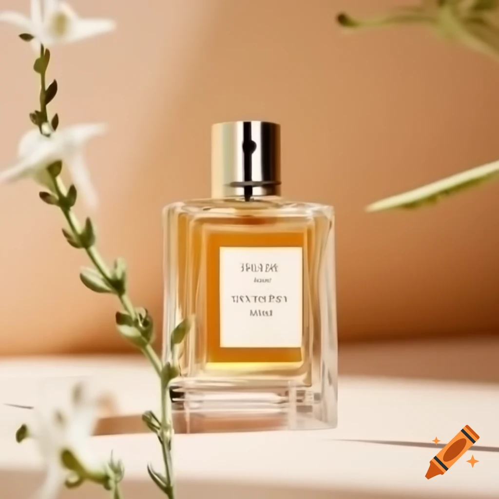 Perfume bottle labeled Thea's Enchanted Bloom