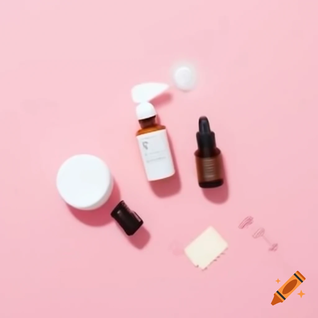 Skin care products featuring arrivederci branding