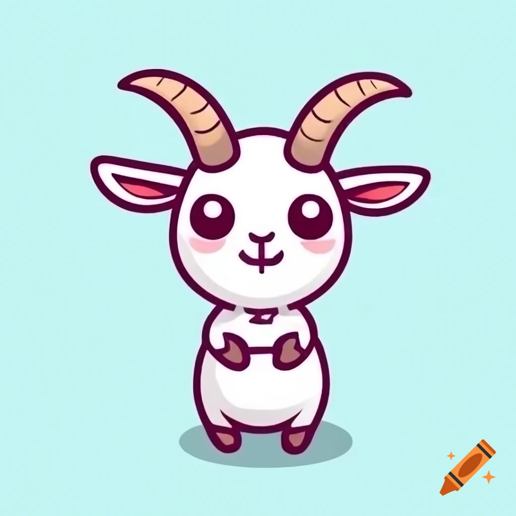 Mysterious goat monster figure