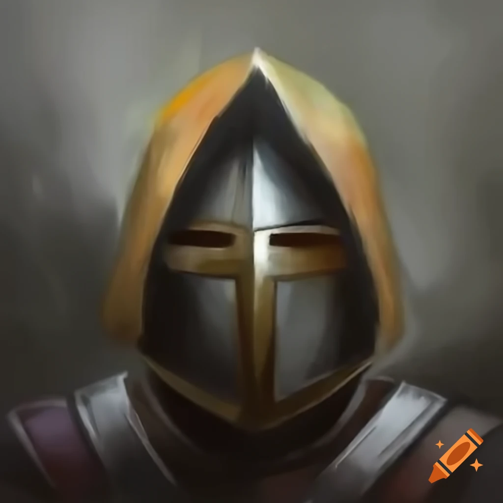 Chainsawman knight helmet design