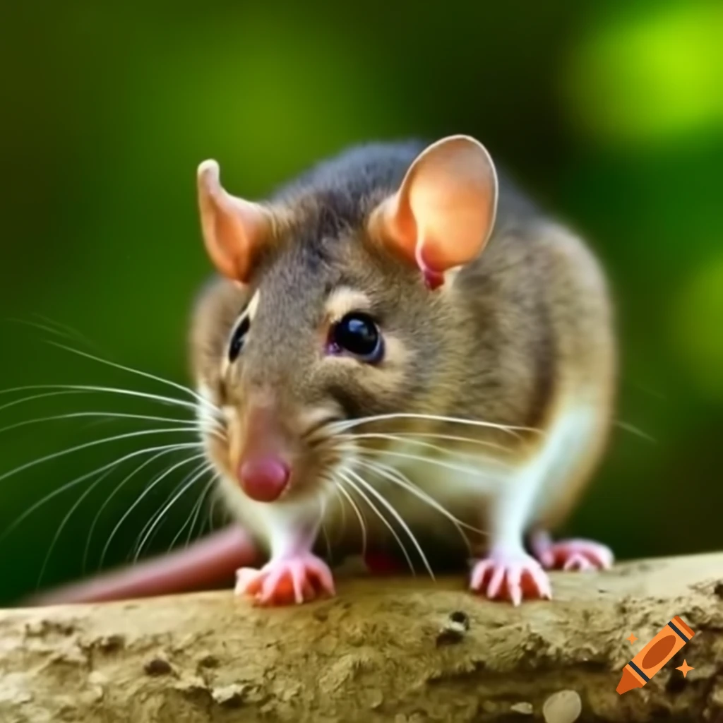 Cokateil rat illustration or image