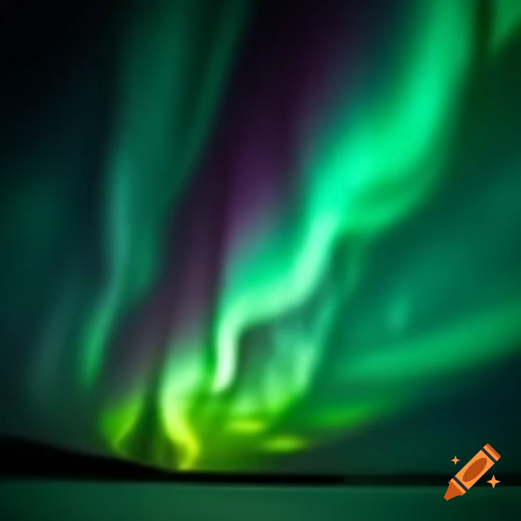 Breathtaking northern lights illuminating the night sky