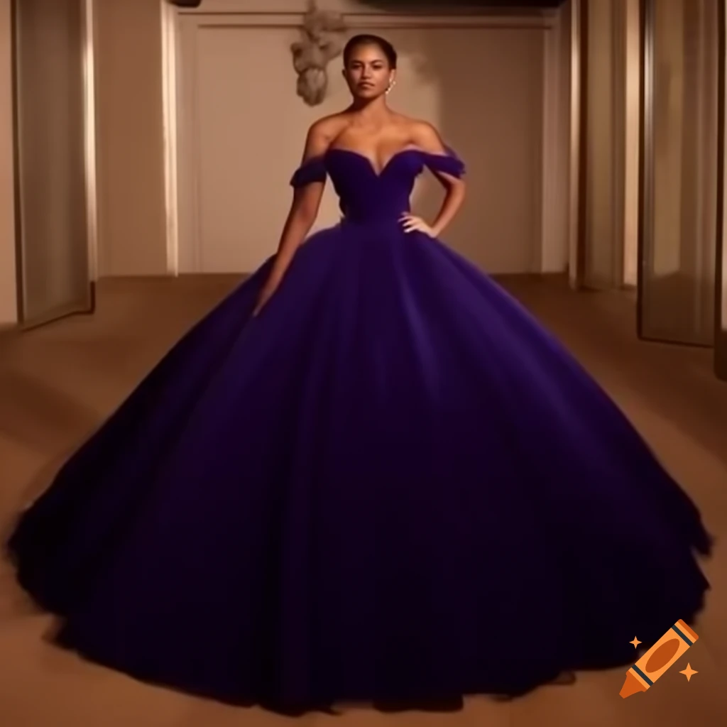 Elegant evening ball gown design