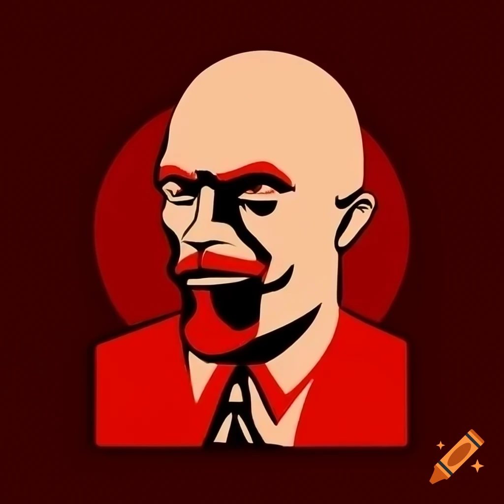 Constructivist art depicting Lenin