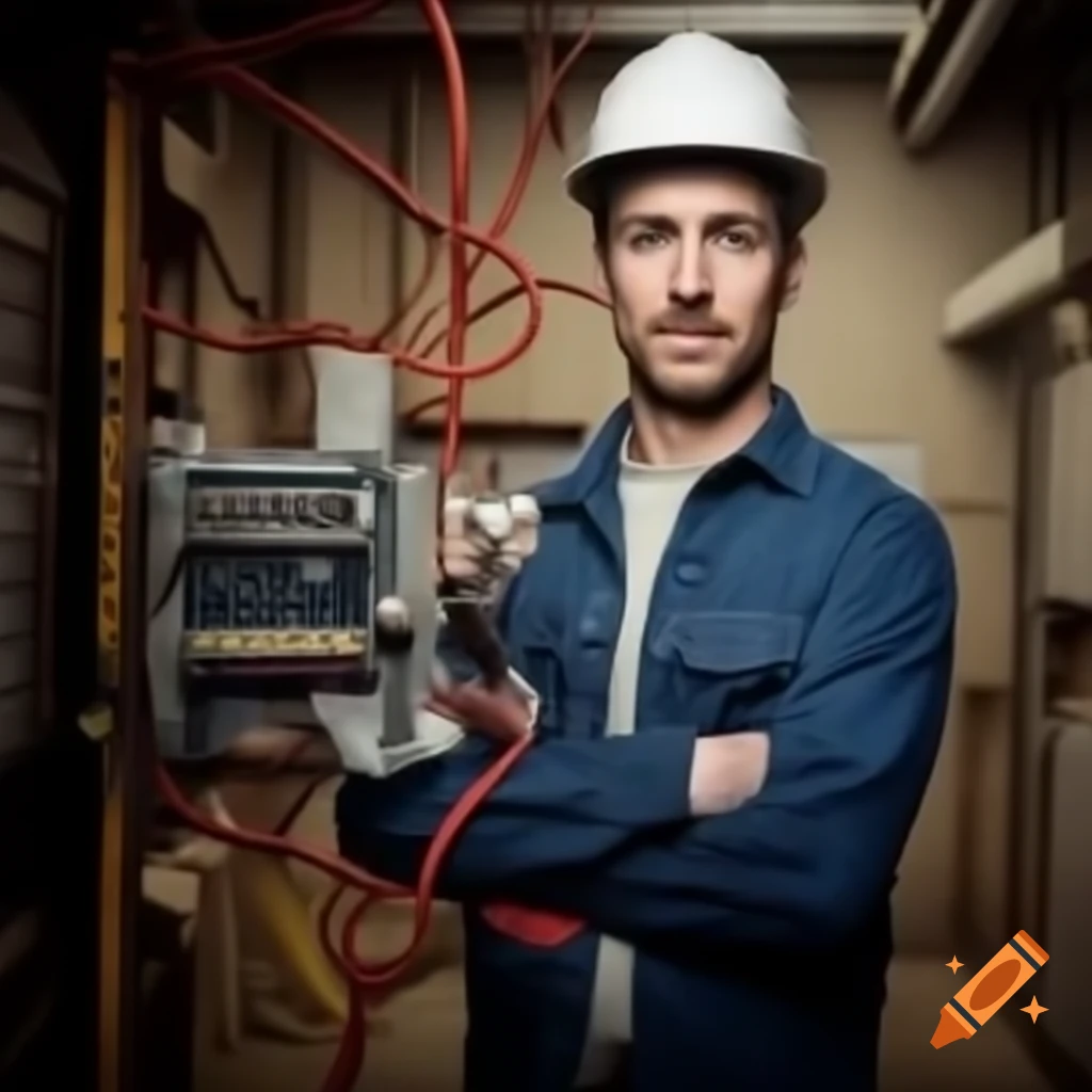Electrician rewiring electrical connections