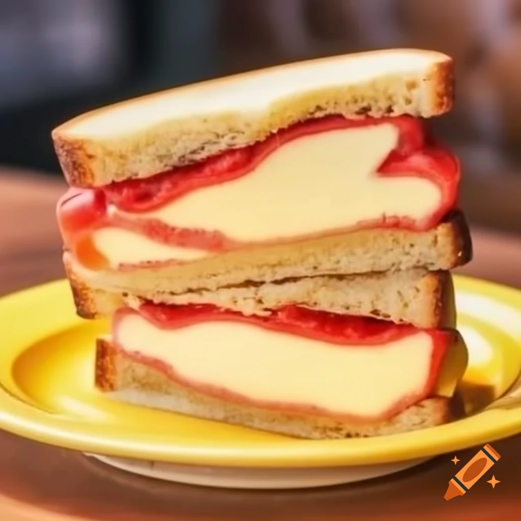 Philly cheesecake sandwich