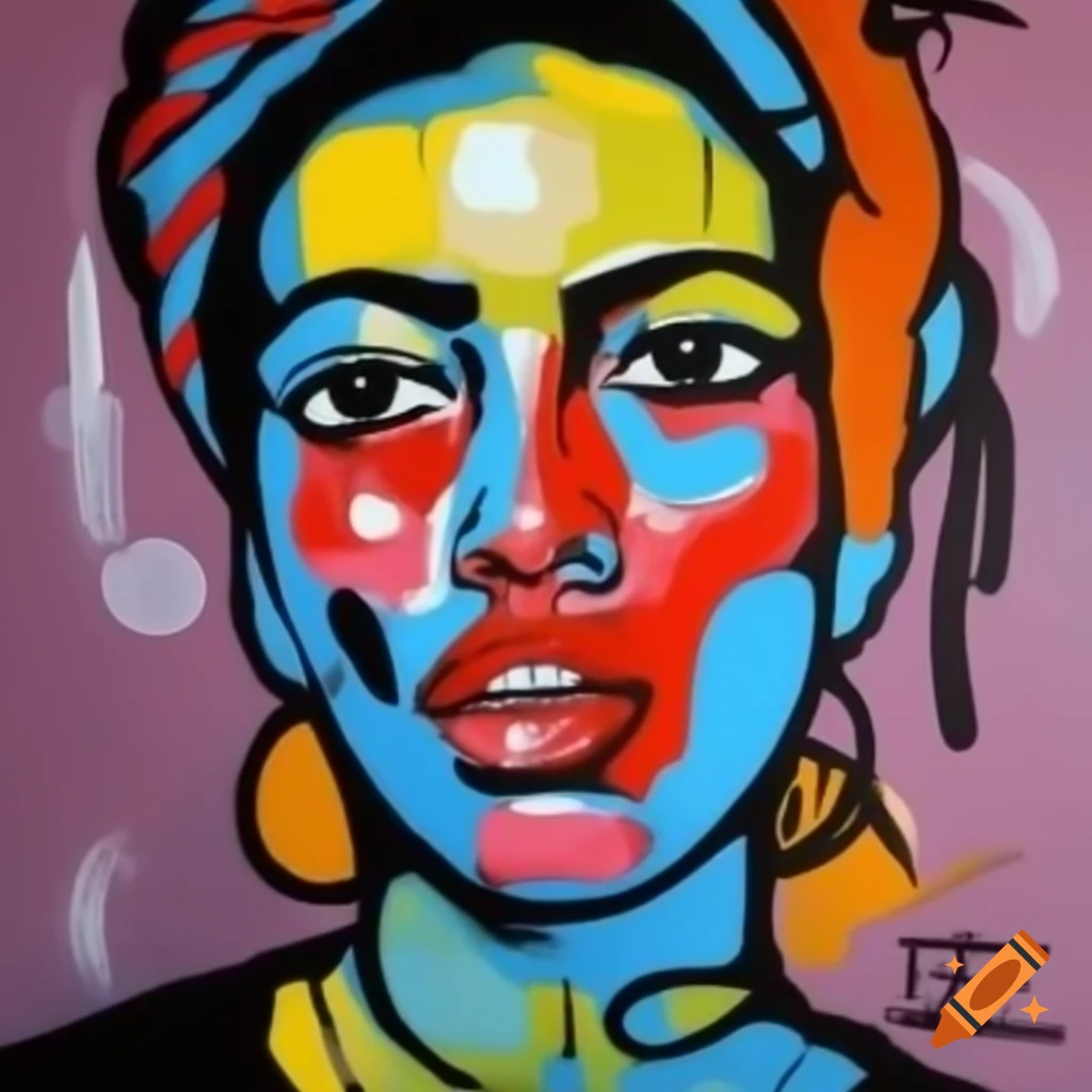 Art combining styles of Hieronymus Bosch, Basquiat, and Francisco Eppens