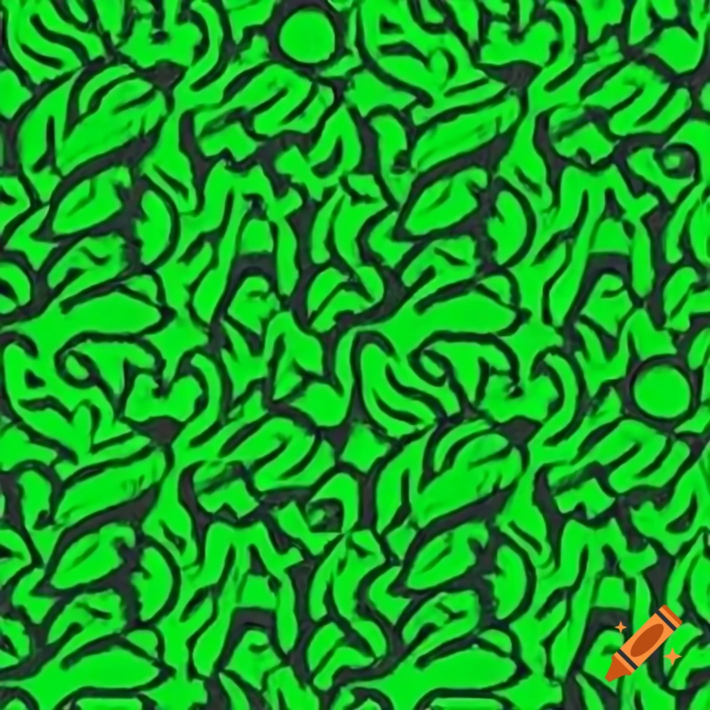 Seamless green patterns for design