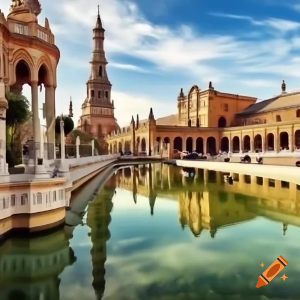Scenic view of Sevilla, Spain