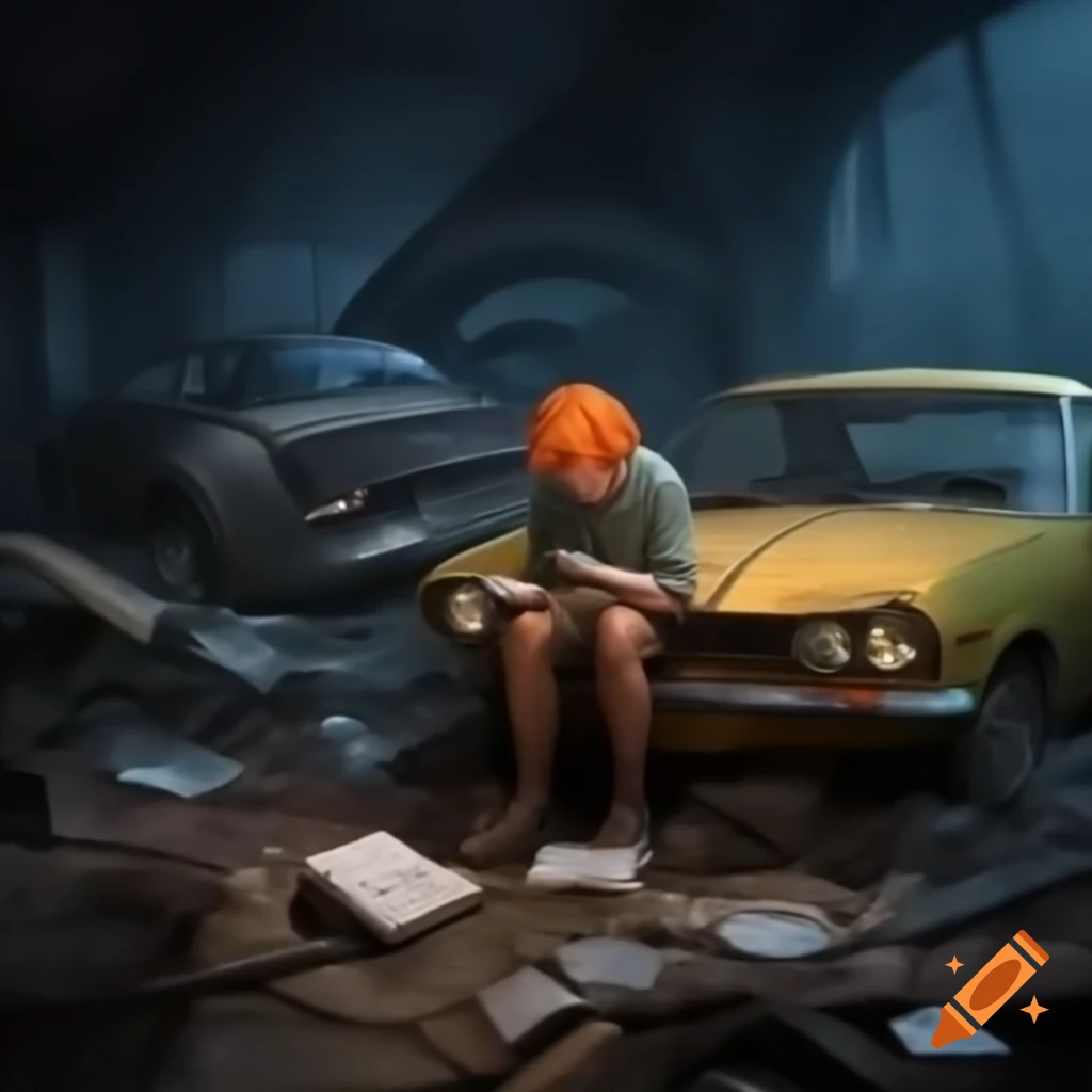 Robin Hamilton Maule character with orange hair and glasses, appearing in various forms