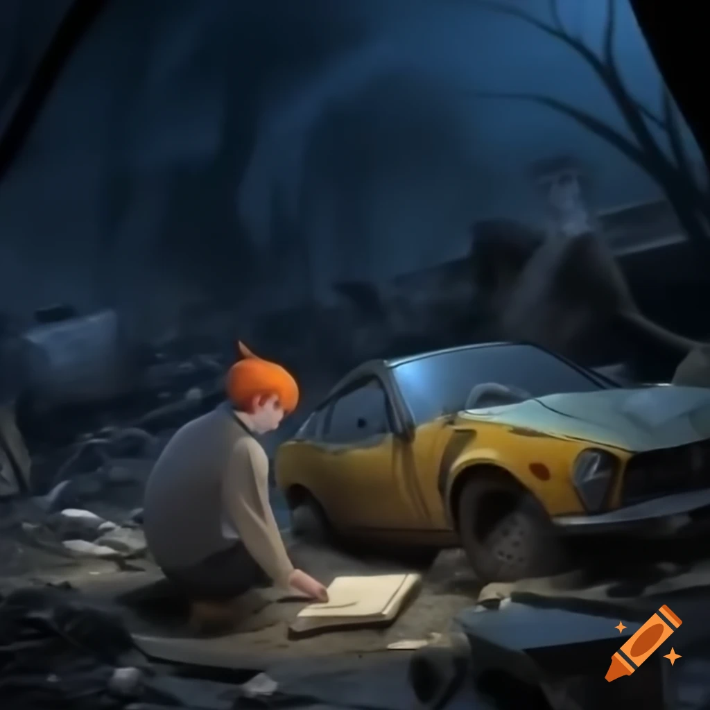Robin Hamilton Maule character with orange hair and glasses, appearing in various forms