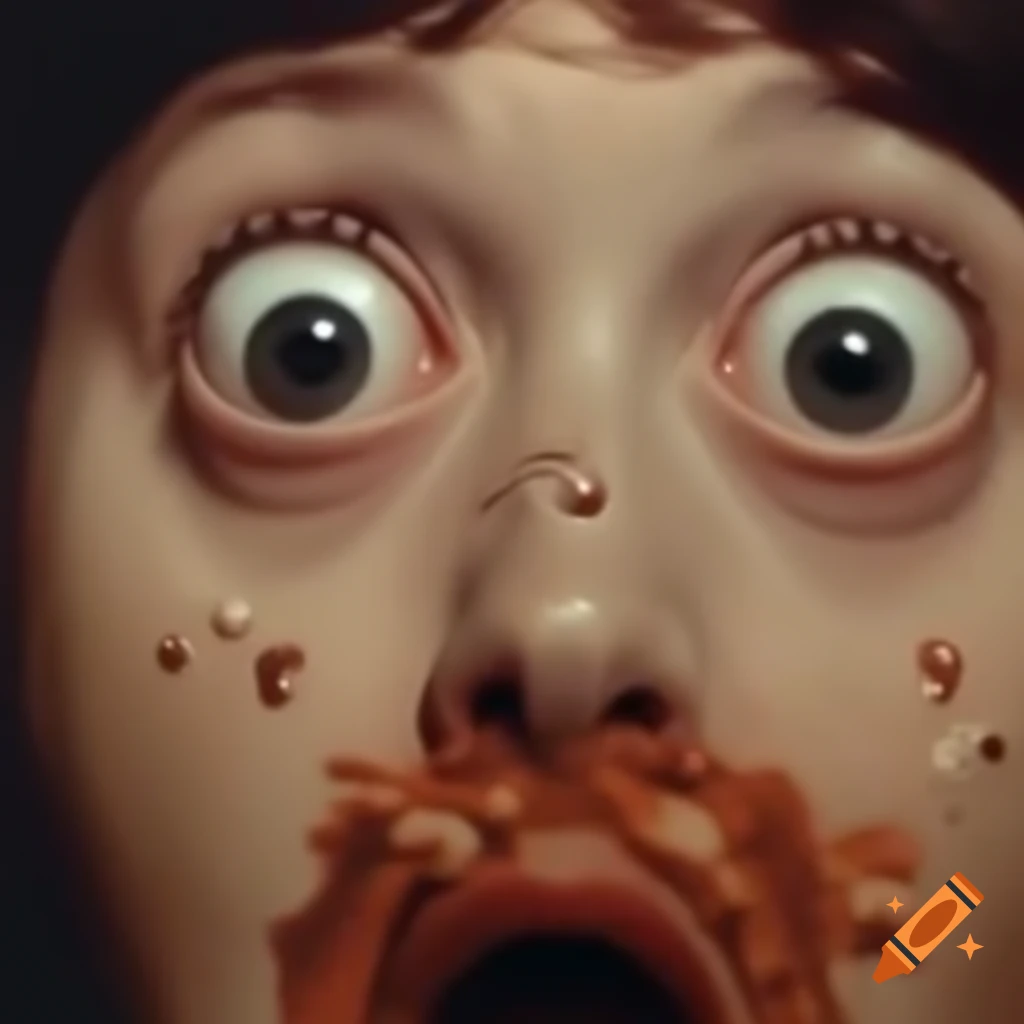 Vintage 1950s ad collage with surprised faces
