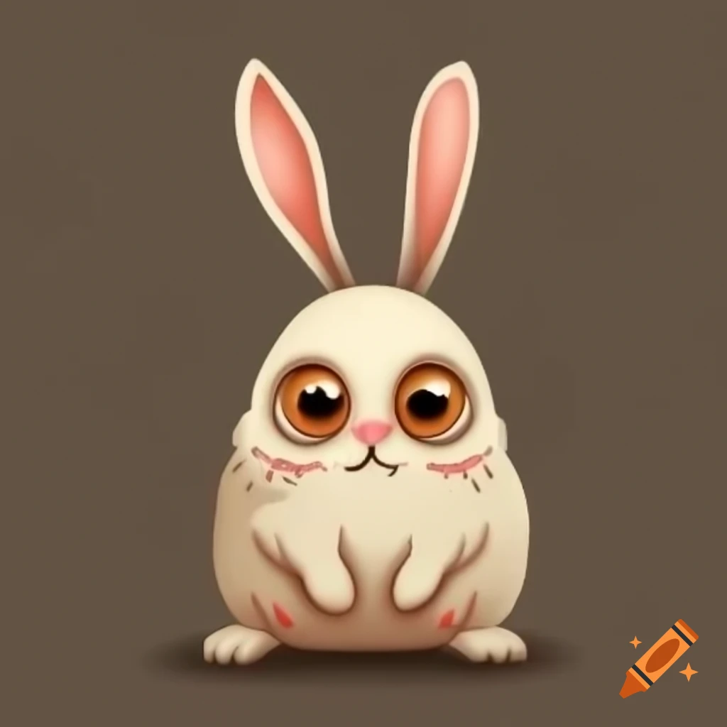 Mythical rabbit monster character