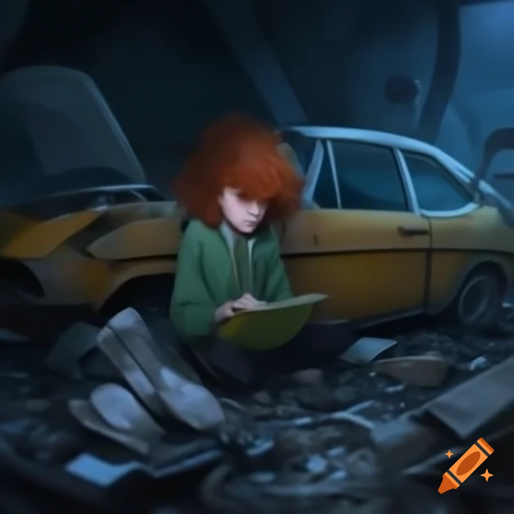 Robin Hamilton Maule character with orange hair and glasses, appearing in various forms