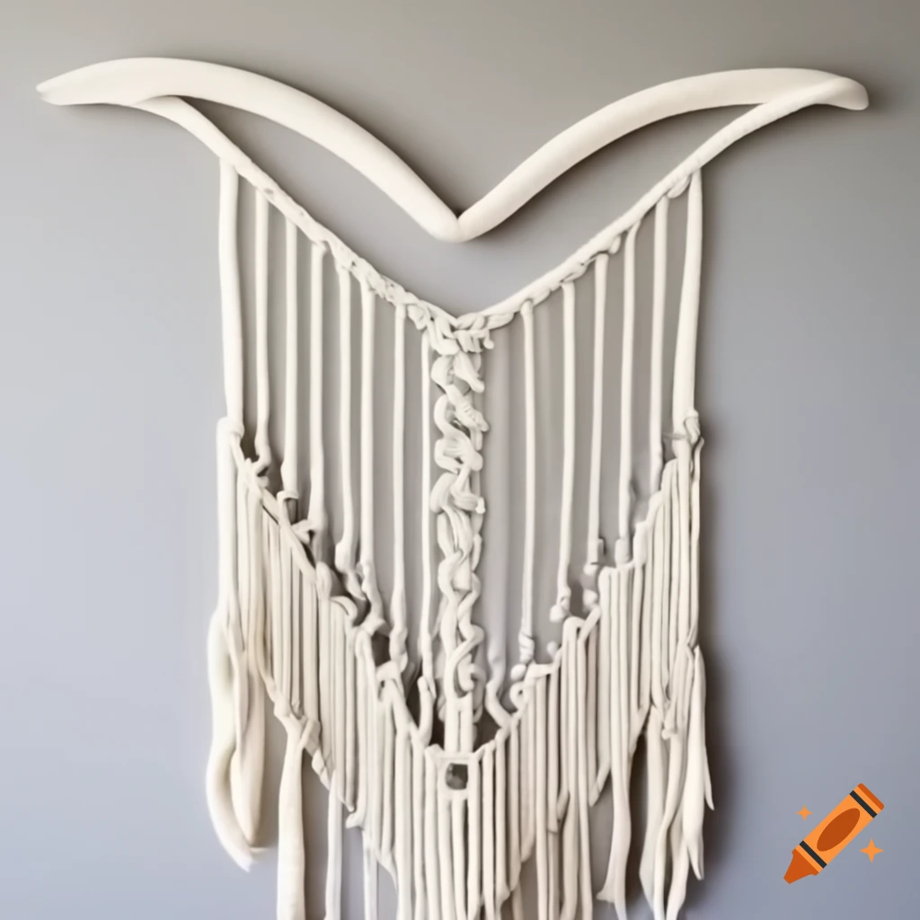 Macrame design suitable for wallpaper