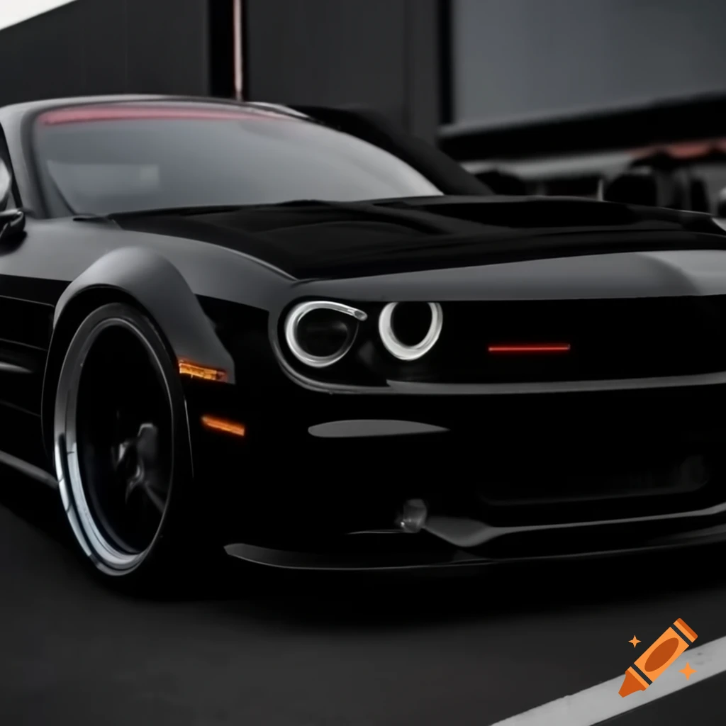 High resolution black car in 8k definition