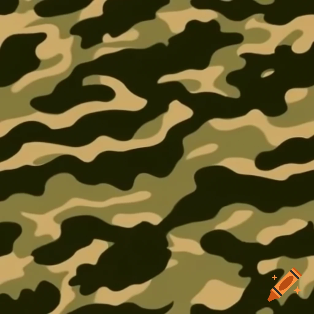 Cartoon camo texture design