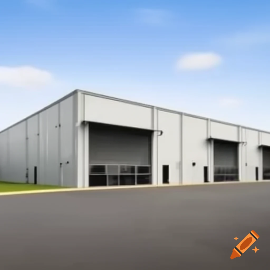 Two-story commercial warehouse structure