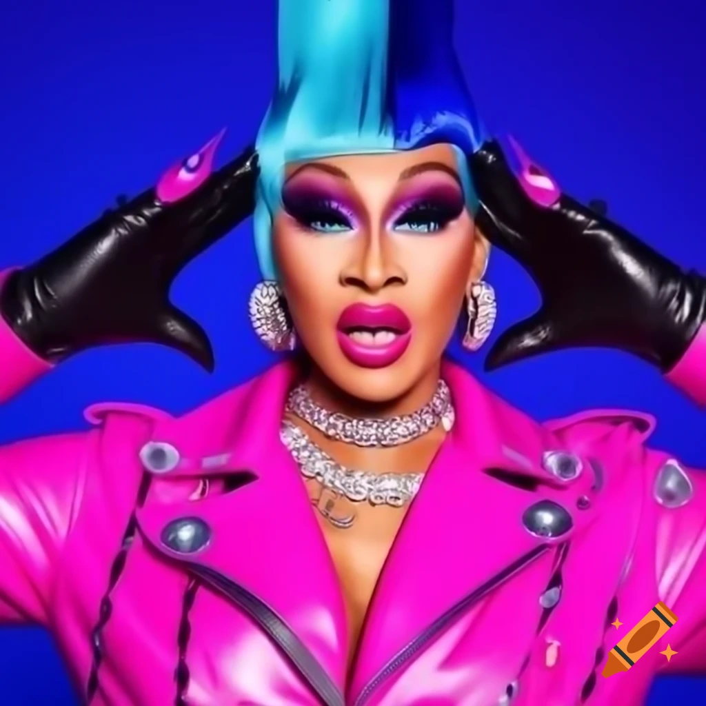 promotional-look-of-ravenha-devine-from-drag-race-in-shimmering-dark