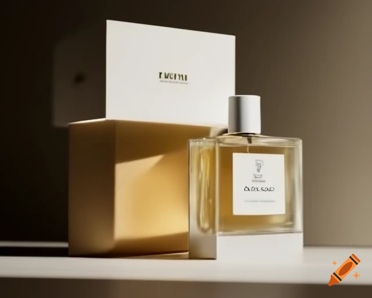 Minimalist perfume packaging design