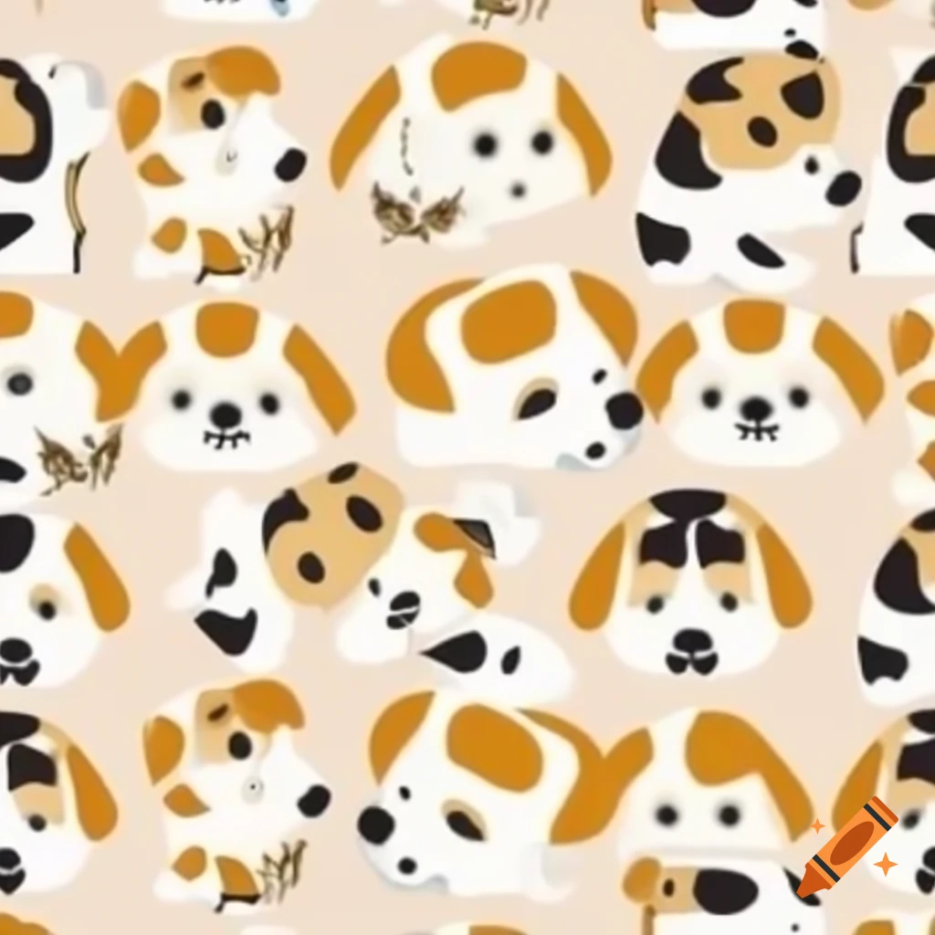 Playful and humorous puppy wallpaper design