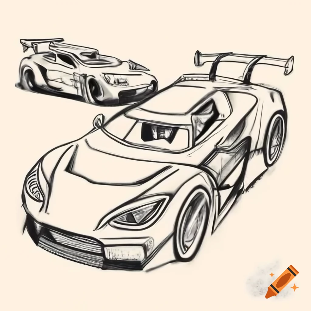1998 Corvette Svg Graphic On Craiyon futuristic-car-in-a-cyberpunk-city