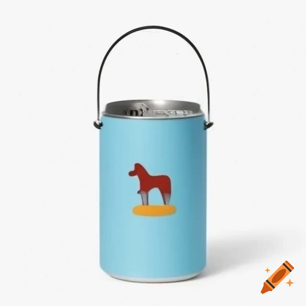 Branding and logo design for dog food can featuring PITL with tagline about quality meat