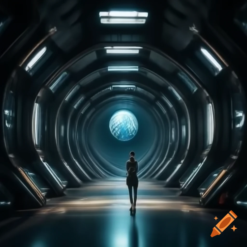 Nave alienígena espacial orbitando a Terra