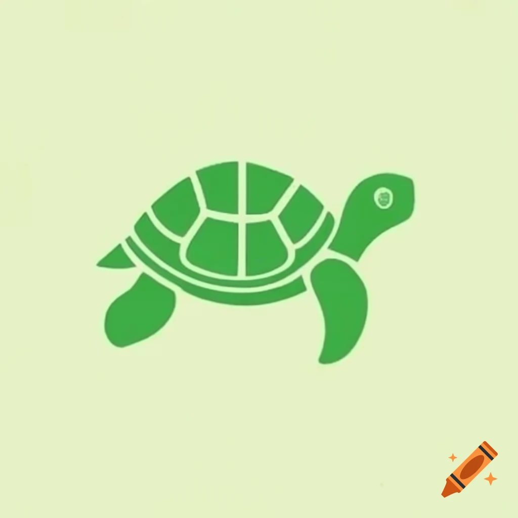 Turtle logo design concept