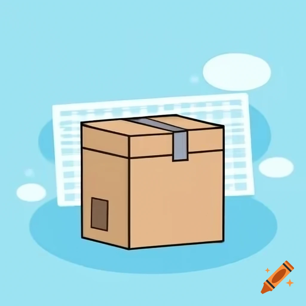 Production carton used for packaging