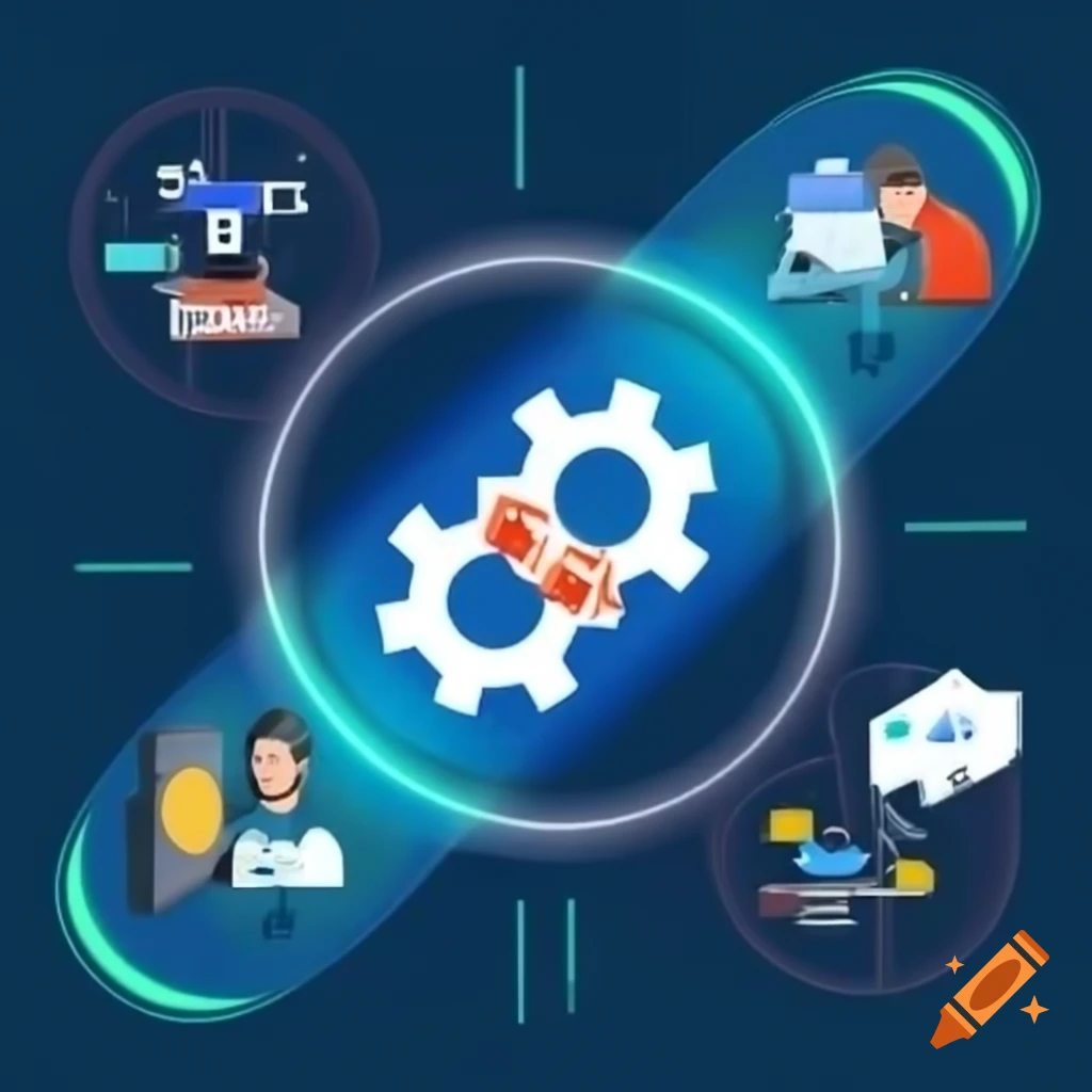 Poster showcasing partnership in science, technology, and innovation for a secure future