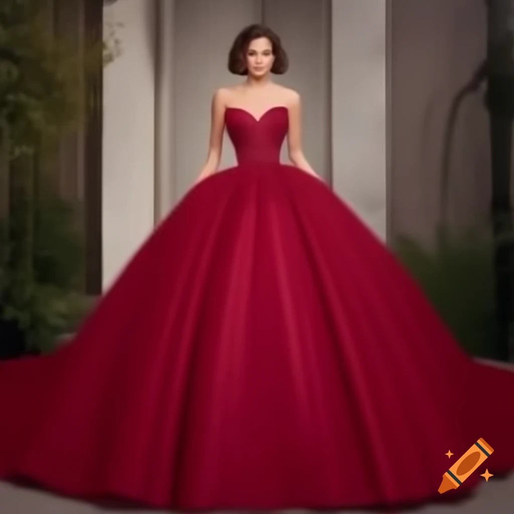 Elegant evening ball gown design